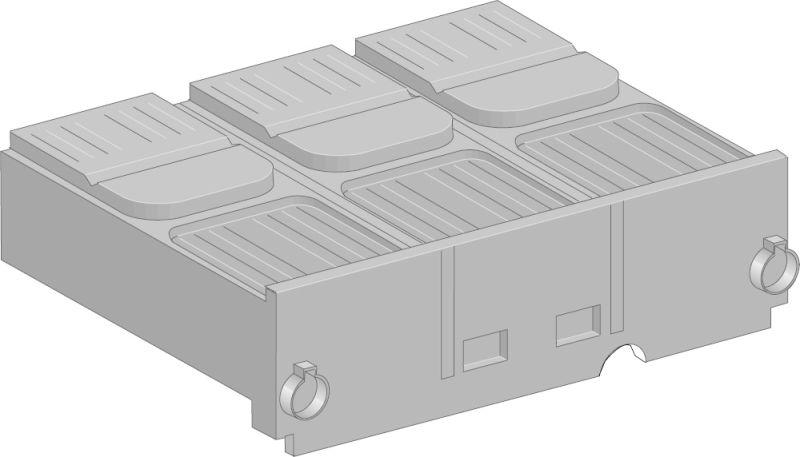 заглушка короткая клеммная 3p (250) se spd-stc-02 от BTSprom.by