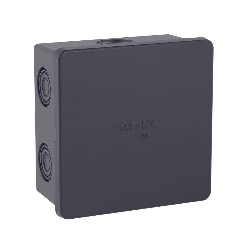 коробка ответвит. с 6 кабельными вводами d20мм ip44 80х80х40мм черная dkc 53700b от BTSprom.by