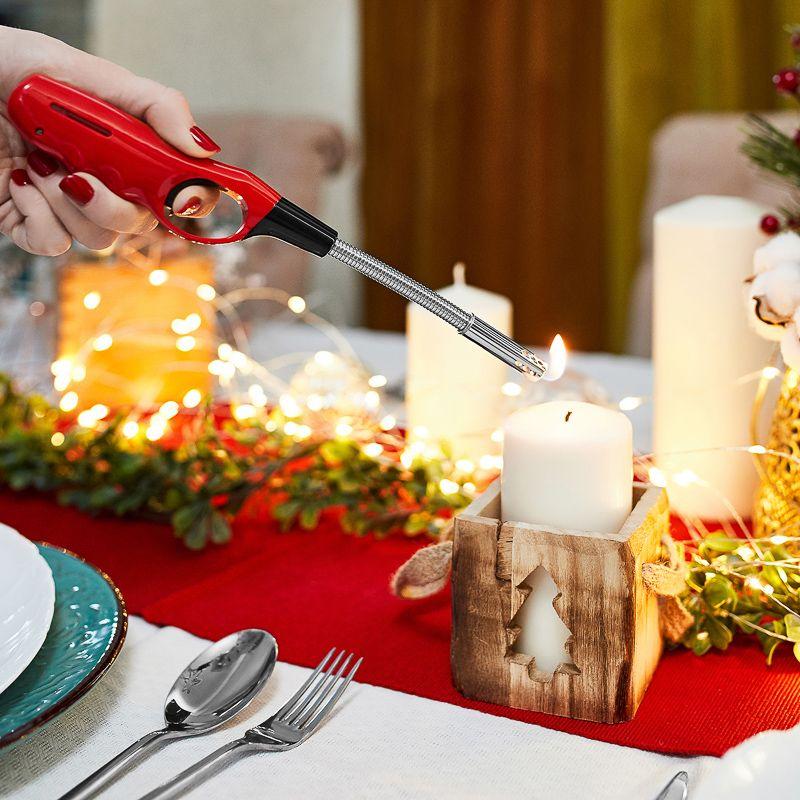  Пьезозажигалка газовая СК-302W бытовая с классическим пламенем многоразовая с гибким стержнем темно-борд. СОКОЛ 61-0966 фото в каталоге от BTSprom.by