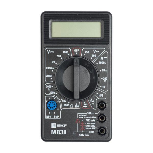  Мультиметр цифровой M838 Master EKF In-180701-bm838 фото в каталоге от BTSprom.by
