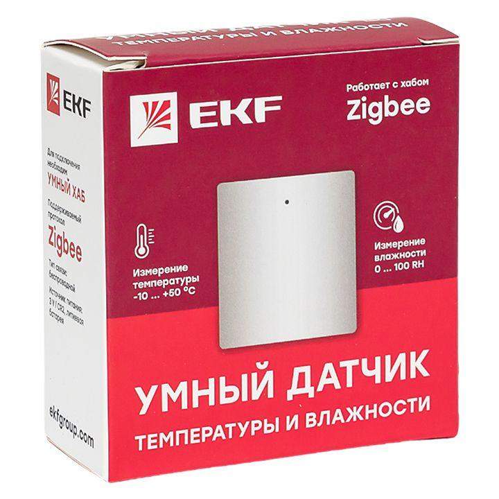 Датчик температуры и влажности умный Zigbee Connect EKF is-th-nd-zb фото в каталоге от BTSprom.by