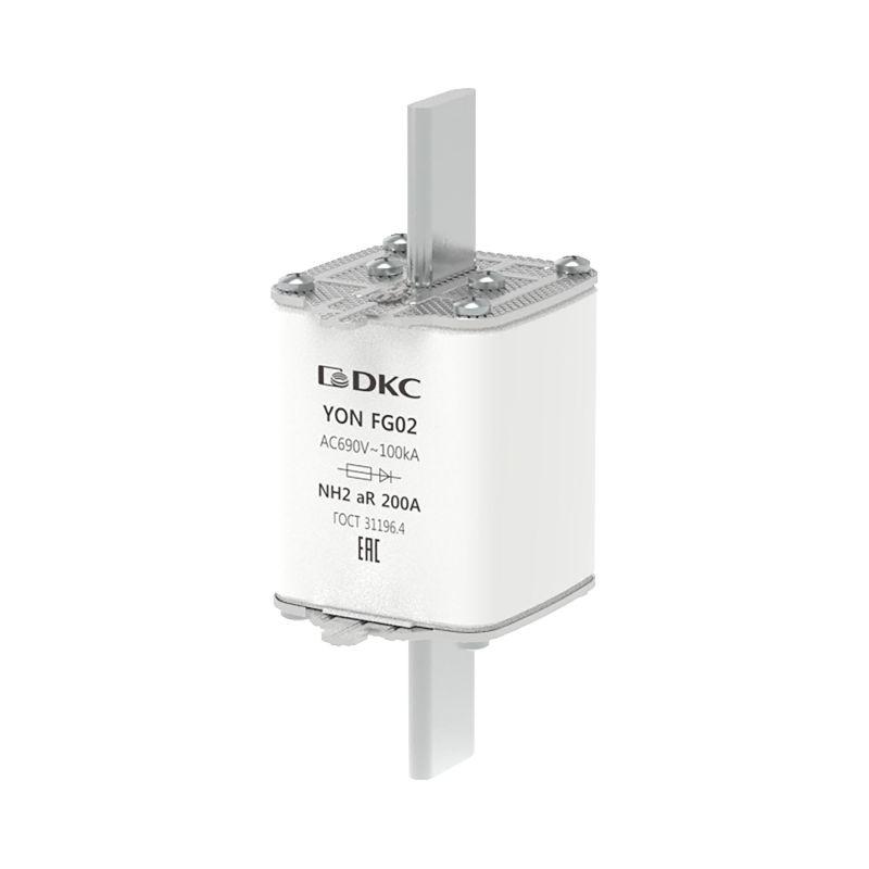 предохранитель yon ножевого типа fg2 200а 690в хар-ка ar dkc 1fg02-0200-690v-ar от BTSprom.by