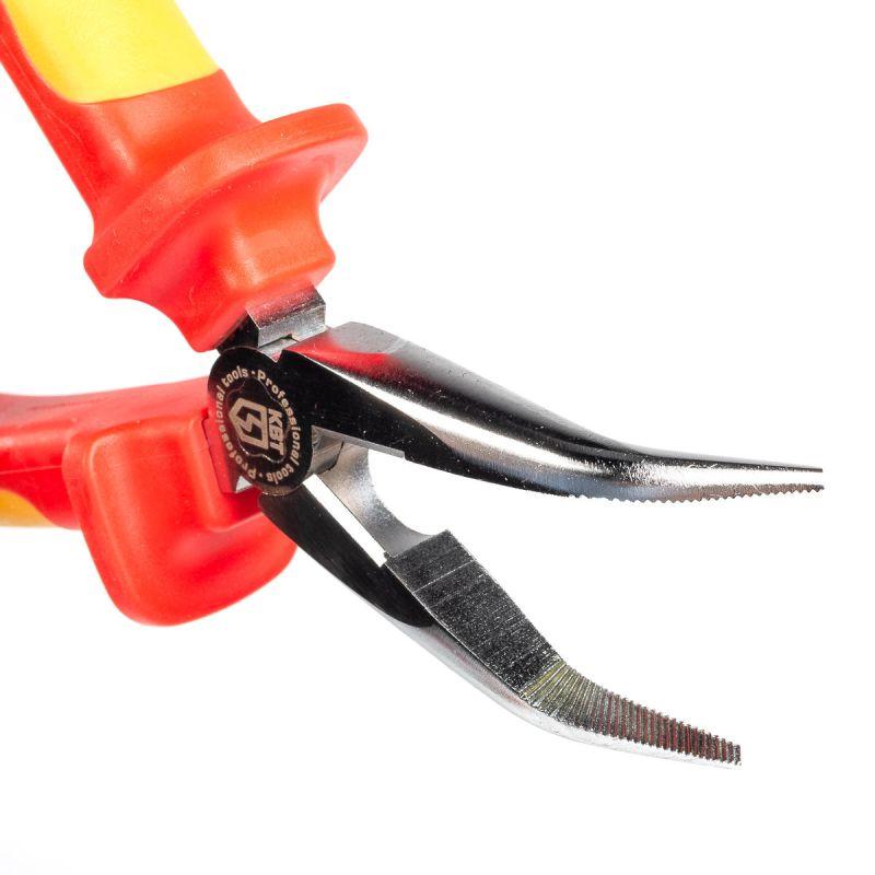  Длинногубцы изогнутые диэлектрические "Профи" 160 мм КВТ 79220 фото в каталоге от BTSprom.by