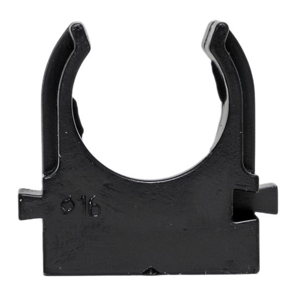  Держатель для труб (клипса) d16мм для монтажн. пистолета черн. (уп.100шт) Plast EKF derjp-z-16-black фото в каталоге от BTSprom.by