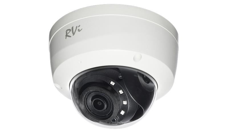 видеокамера сетевая купольная rvi rvi-1ncd2024 (4) white от BTSprom.by