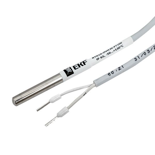  Датчик температуры в гильзе накладной 30мм EKF RTD10-OVH30-PT100 фото в каталоге от BTSprom.by
