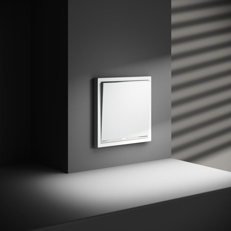  Переключатель проходной 1-кл. СП S70 10А с подсветкой механизм бел. матов. Voltum VLS010402 фото в каталоге от BTSprom.by