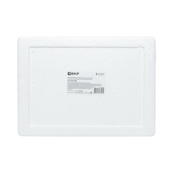  Лючок напольный с изменяемой глубиной C-Line 24 с приборной рамкой EKF cl-ln-k-24 фото в каталоге от BTSprom.by