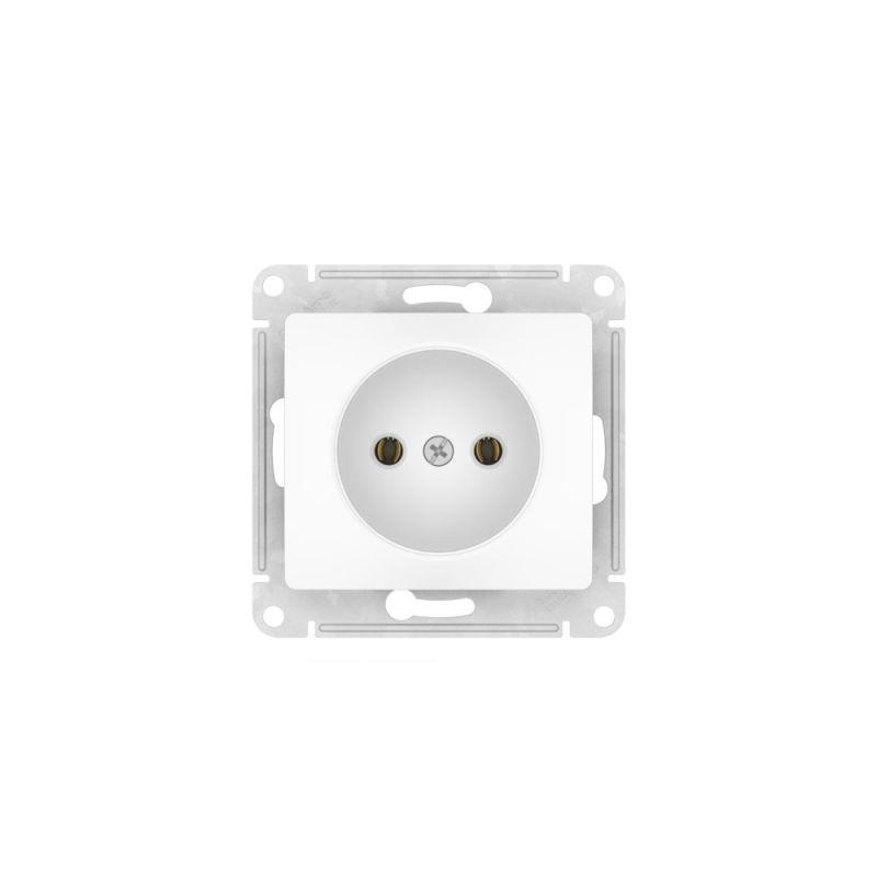  Розетка Glossa 16А без заземл. быстрозажим. клем. механизм бел. SE GSL000141S фото в каталоге от BTSprom.by