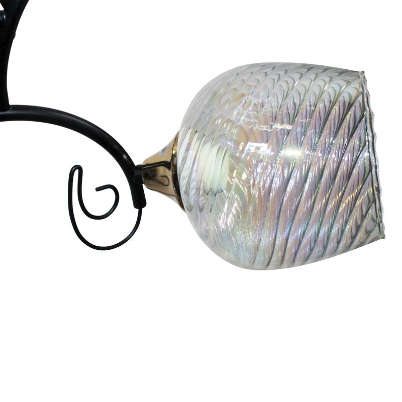  Светильник 11295-9/5 (Плафон 8310) НПБ 01-5х60-155 Е27 ИУ черн. зол. Элетех 1005404882 фото в каталоге от BTSprom.by