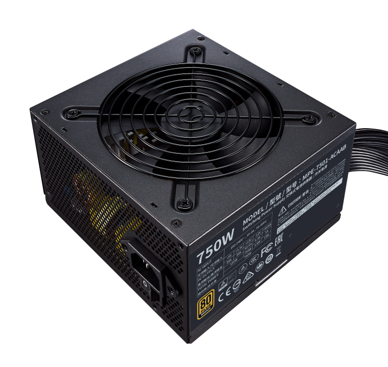 блок питания mpe-7501-acaab-eu power supply mwe bronze 750вт atx 120мм 8xsata 4xpci-e(6+2) apfc 80+ bronze cooler master 1000535150 от BTSprom.by