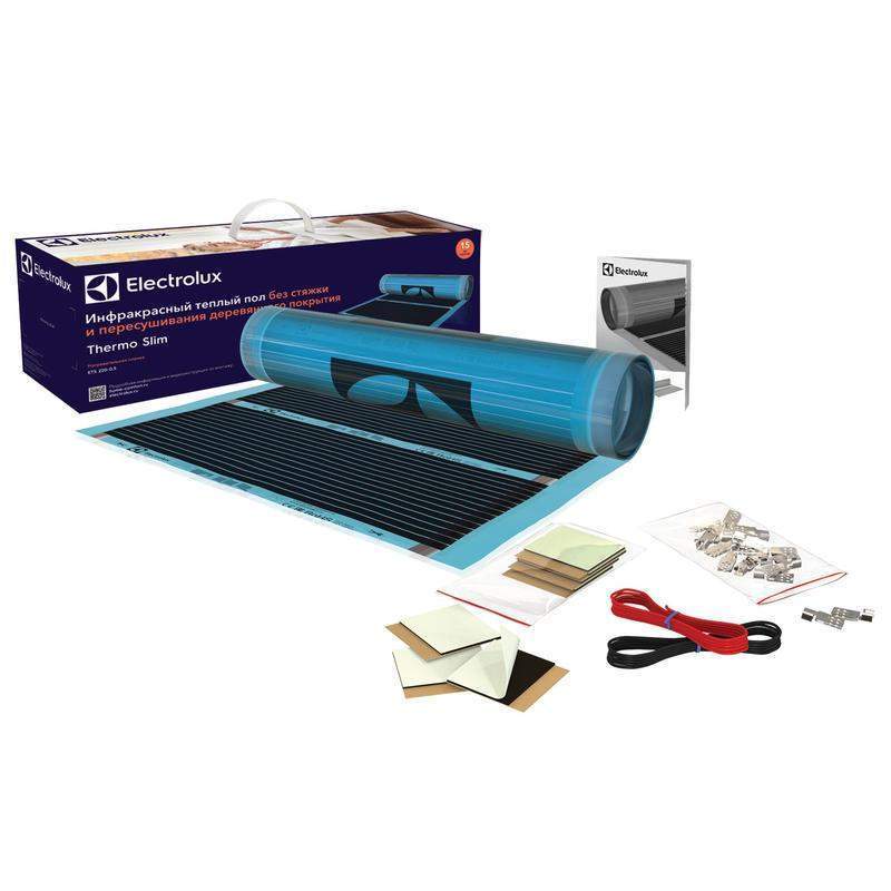 комплект "теплый пол" (пленка) 220вт/1кв.м 1кв.м 220вт thermo slim ets 220-1 electrolux нс-1158431 от BTSprom.by