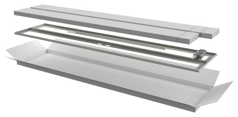 дверь двустворчатая для шкафа linea n 47u 600мм перфорир. сер. itk ln35-47u6x-d2p от BTSprom.by