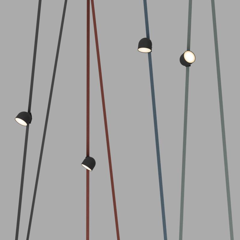  Светильник для трека-ремня Belty Spot 12Вт 3000К IP20 48В DC 100х107мм RA90 120град. поворотн. со светодиодом алюм. черн. DENKIRS 760229 фото в каталоге от BTSprom.by