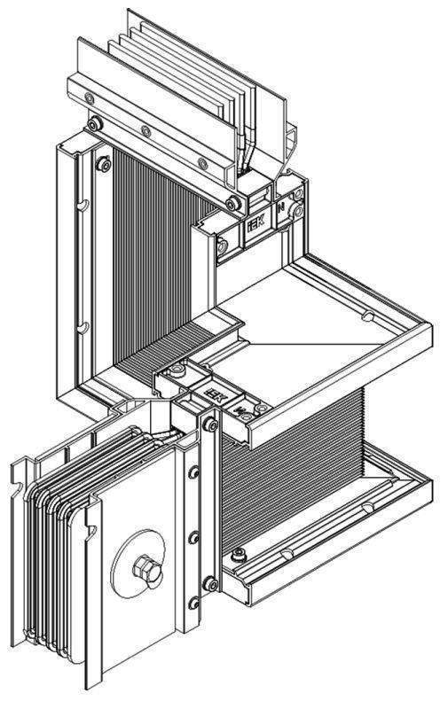 секция z-образ. лев. вверх 1250а cu 3l+n+1/2pe ip55 тран. iek lb-1250c5-35-f-zlu от BTSprom.by