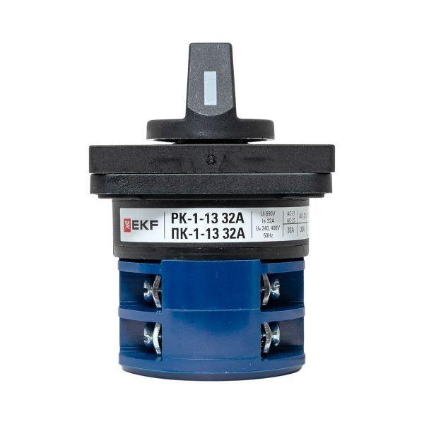  Переключатель кулачковый ПК-1-13 3П 32А "0-1" EKF pk-1-13-32 фото в каталоге от BTSprom.by