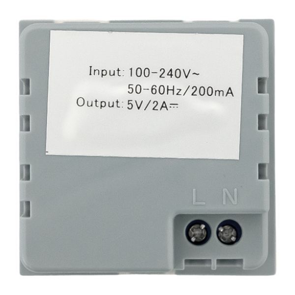  Розетка USB сила тока 2.1А (2 гнезда) без индикатора EKF E2MR2-20USB-10 фото в каталоге от BTSprom.by