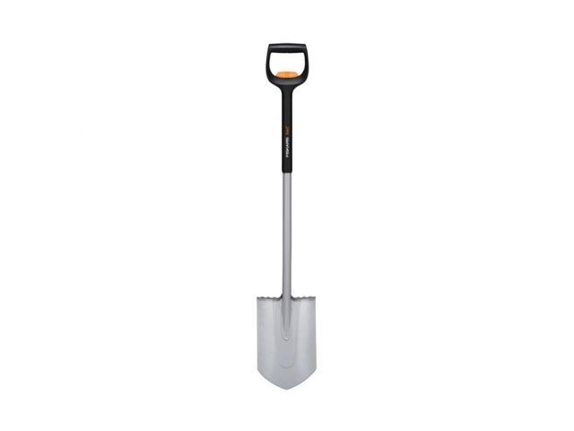 лопата штыковая телескопическая закругленная xact fiskars (длина:1108-1300мм, ширина:192мм) 1066732 от BTSprom.by