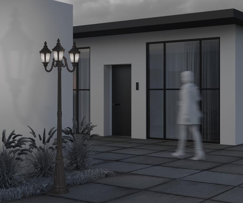  Светильник Goiri 2х60Вт E27 IP44 садово-парковый Maytoni O028FL-03BZ фото в каталоге от BTSprom.by