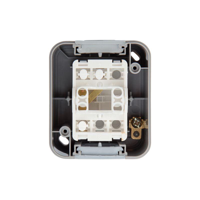  Переключатель проходной ОП Mini OG IP54 сер. Kranz KR-78-0837 фото в каталоге от BTSprom.by