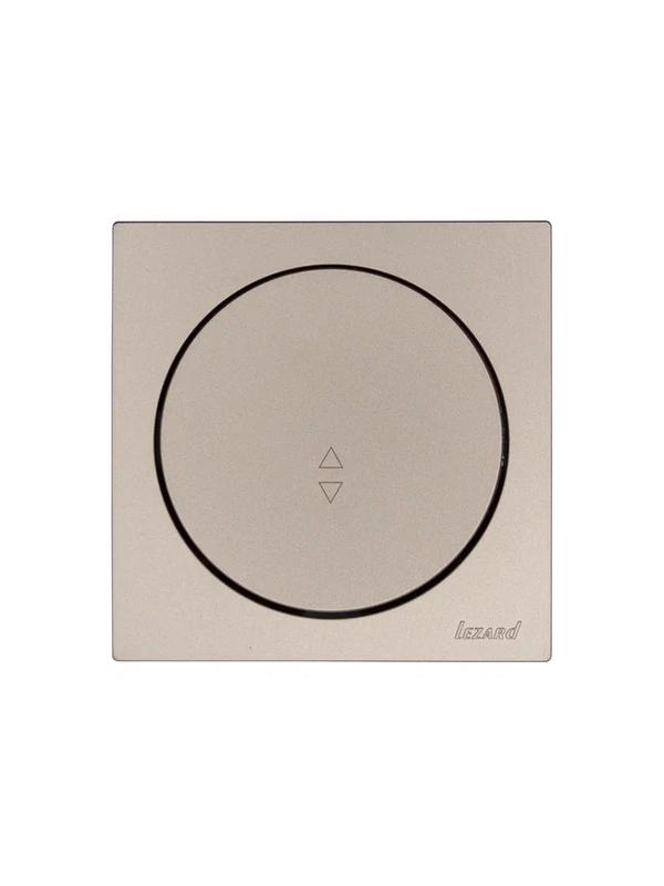  Выключатель проходной 1-кл. СП OSEN 10А IP20 механизм титан LEZARD 743-3788-105 фото в каталоге от BTSprom.by