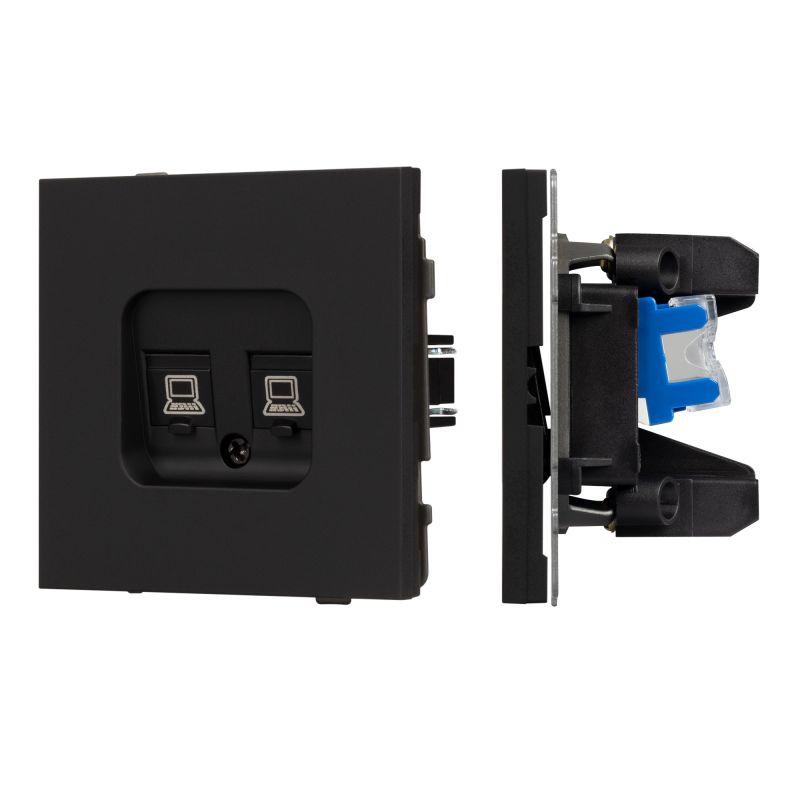 розетка компьютерная 2-м sct-tendo-mpc2-sfpl-bk rj45 кат.6 механизм arlight 054595 от BTSprom.by