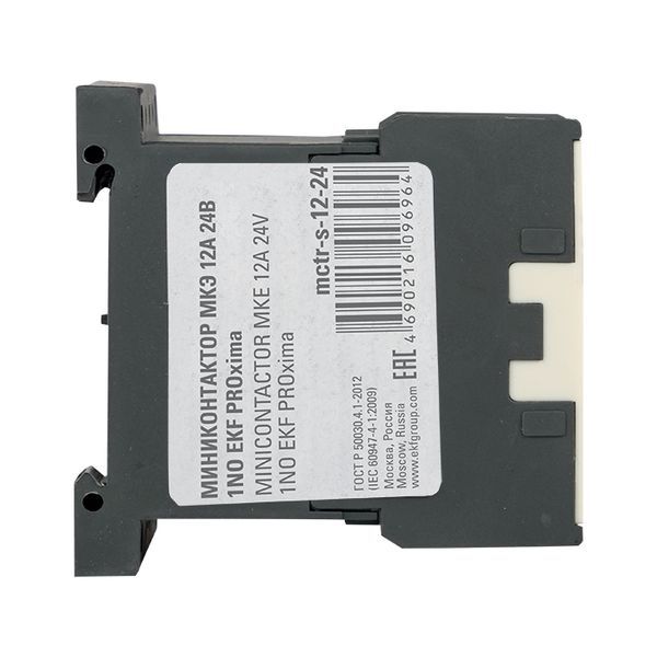  Мини-контактор МКЭ 12А кат. 24В AC 1НО PROxima EKF Mctr-s-12-24 фото в каталоге от BTSprom.by