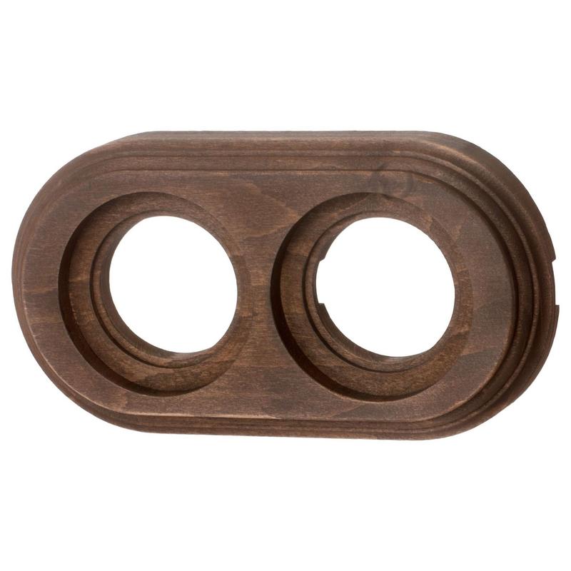 рамка 2-м оп лизетта на бревно 220мм бук старое дерево bironi bfc22-620-17 от BTSprom.by