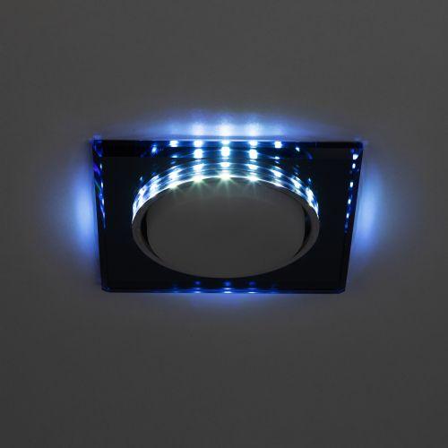  Светильник DK LD50 BK GX53 со светодиодной подсветкой встраиваемый черн. Эра Б0057473 фото в каталоге от BTSprom.by