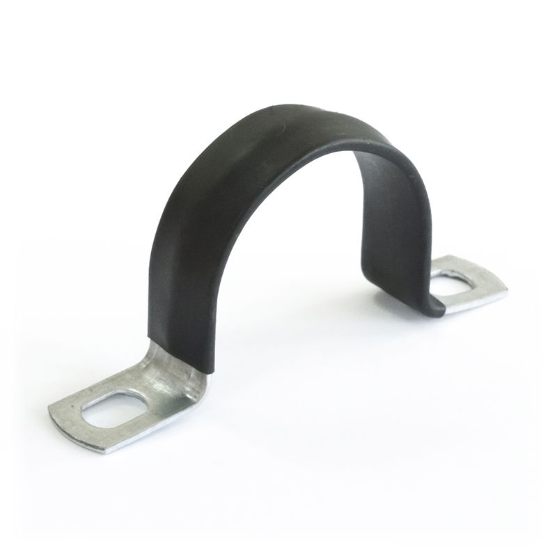 скоба крепежная двухлапковая смд-п d31-32мм метал. с полимер. покрыт. (уп.50шт) промрукав pr08.6019 от BTSprom.by