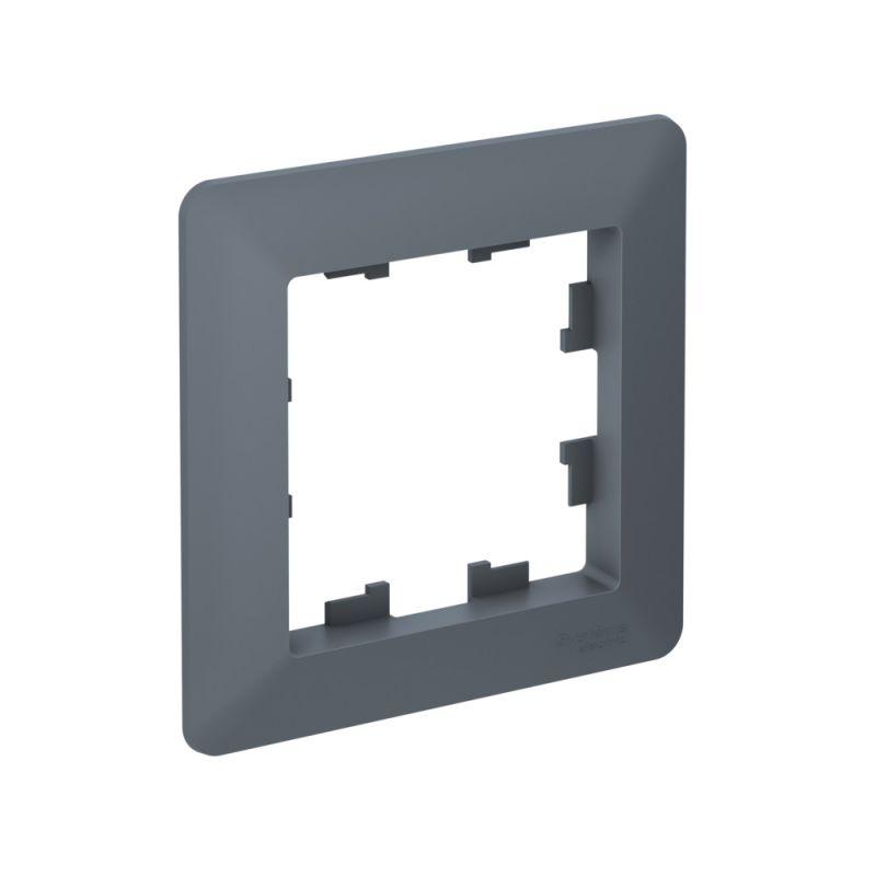 рамка 1-м atlasdesign air грифель/дым. черн. se atn220701 от BTSprom.by