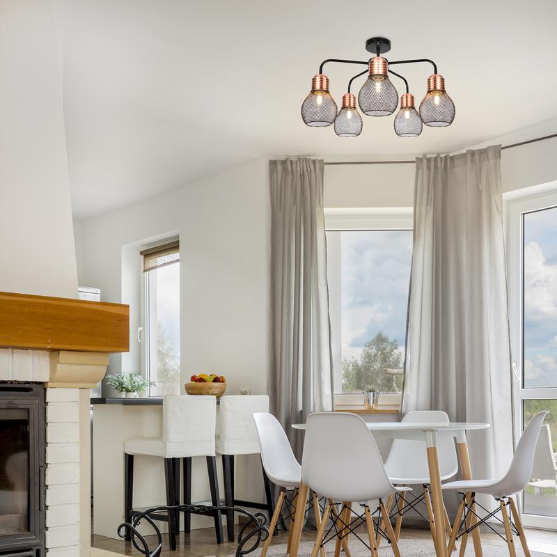  Светильник Agata 60Вт E27х5 IP20 потолочн. Freya FR4011CL-05BBS фото в каталоге от BTSprom.by