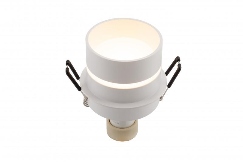  Светильник 15Вт GU10 IP44 встраив. влагозащ. алюм. бел. DENKIRS 545349 фото в каталоге от BTSprom.by