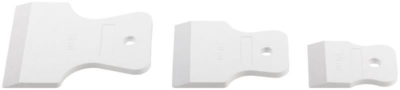  Набор шпателей резиновых 40; 60; 80мм бел. КУРС 06853 фото в каталоге от BTSprom.by