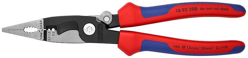 клещи электромонтажные 6-в-1 l-200мм knipex kn-1392200 от BTSprom.by