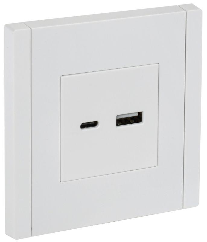розетка usb a+c 18вт forte&piano fp251 бел. iek fp-u22-018-k01 от BTSprom.by