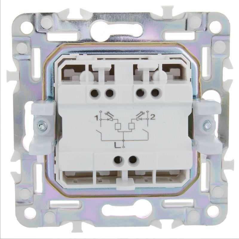  Выключатель 2-кл. SKANDY 10А SK-V09Sa с индикацией песочн. IEK SK-V20-1-10-K98 фото в каталоге от BTSprom.by