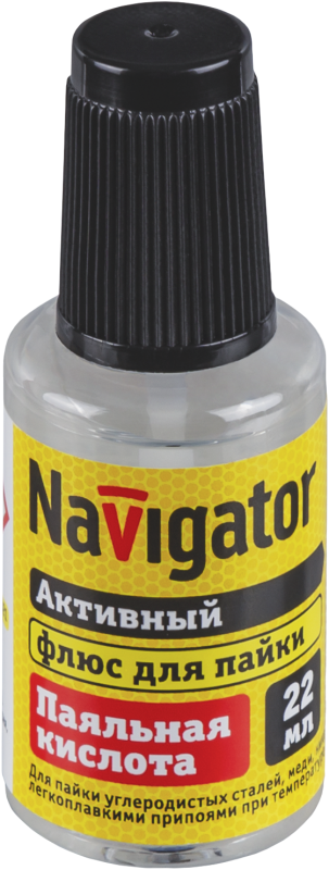 флюс 93 262 nem-fl01-f22 (паяльная кислота; 22 мл) navigator 93262 от BTSprom.by