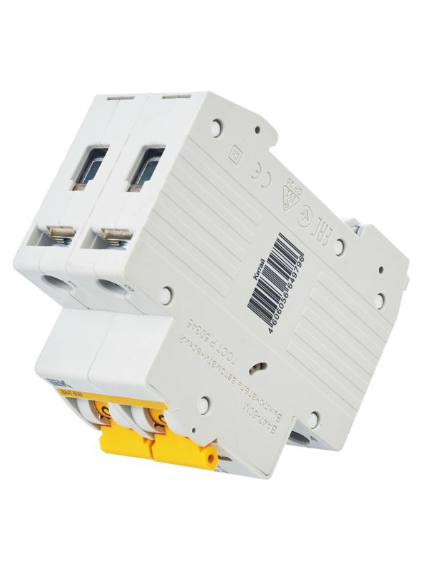  Выключатель автоматический модульный 2п C 20А 6кА ВА47-60M KARAT IEK MVA31-2-020-C фото в каталоге от BTSprom.by