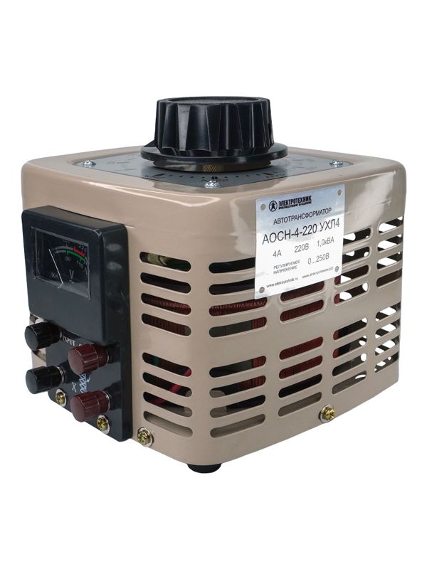 автотрансформатор аосн- 4-220 ухл4 1 0ква 4а диапазон регулировки 0-250в ip20 электротехник et556151 от BTSprom.by