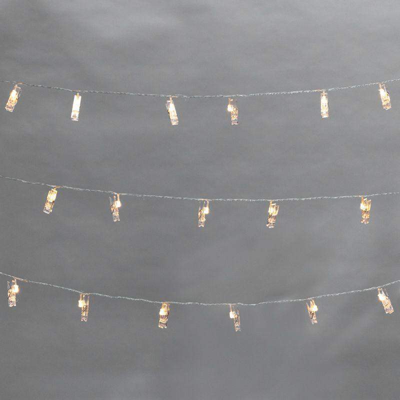  Гирлянда светодиодная "Прищепки" 5м 30LED тепл. бел. 2Вт 220-240В IP20 Neon-Night 303-032 фото в каталоге от BTSprom.by