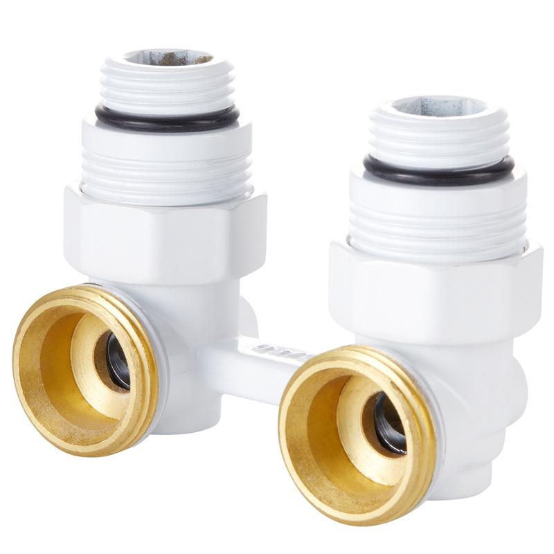 узел нижнего подключения угловой 1/2"х3/4" ek (белый) royal thermo нс-1559440 от BTSprom.by