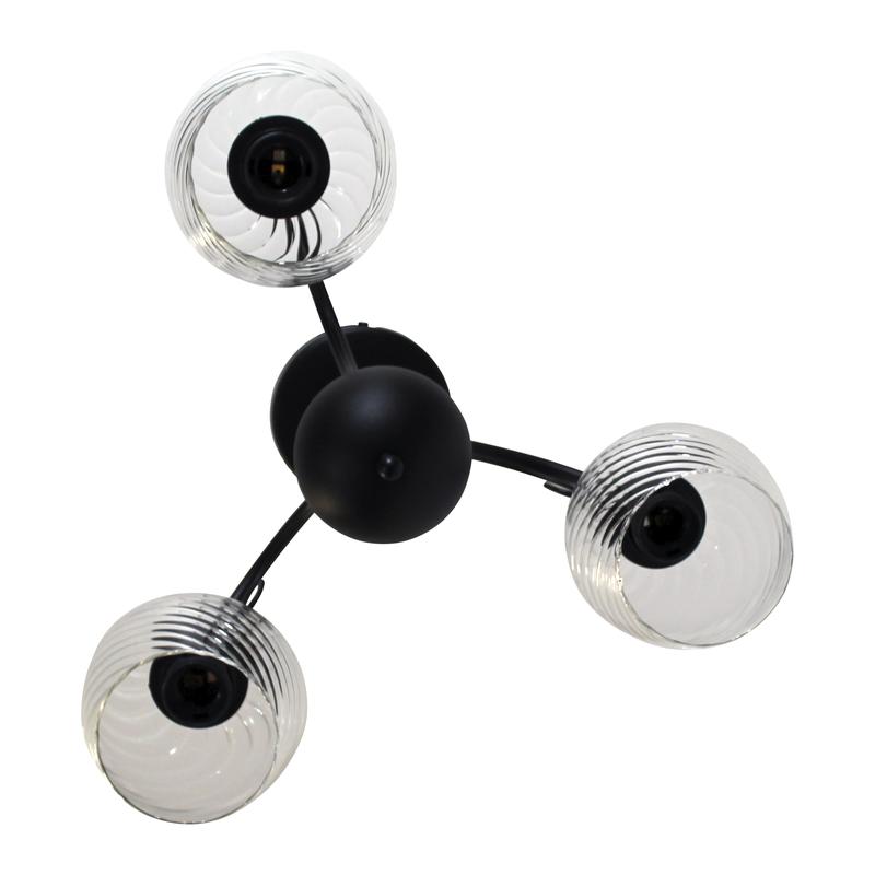  Светильник "Берта" 131 (плафон 8270) НСБ 01-3х60-158 Е27 ИУ черн. муар Элетех 1005404646 фото в каталоге от BTSprom.by