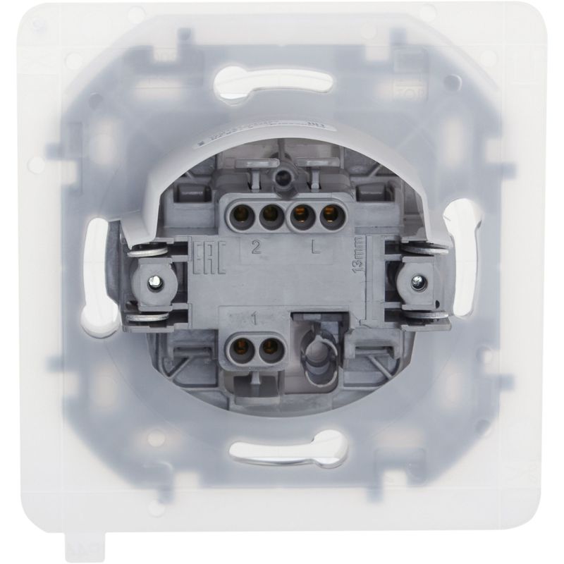  Переключатель 1-кл. Inspiria 10А IP44 250В 10AX механизм бел. IEK 673670 фото в каталоге от BTSprom.by