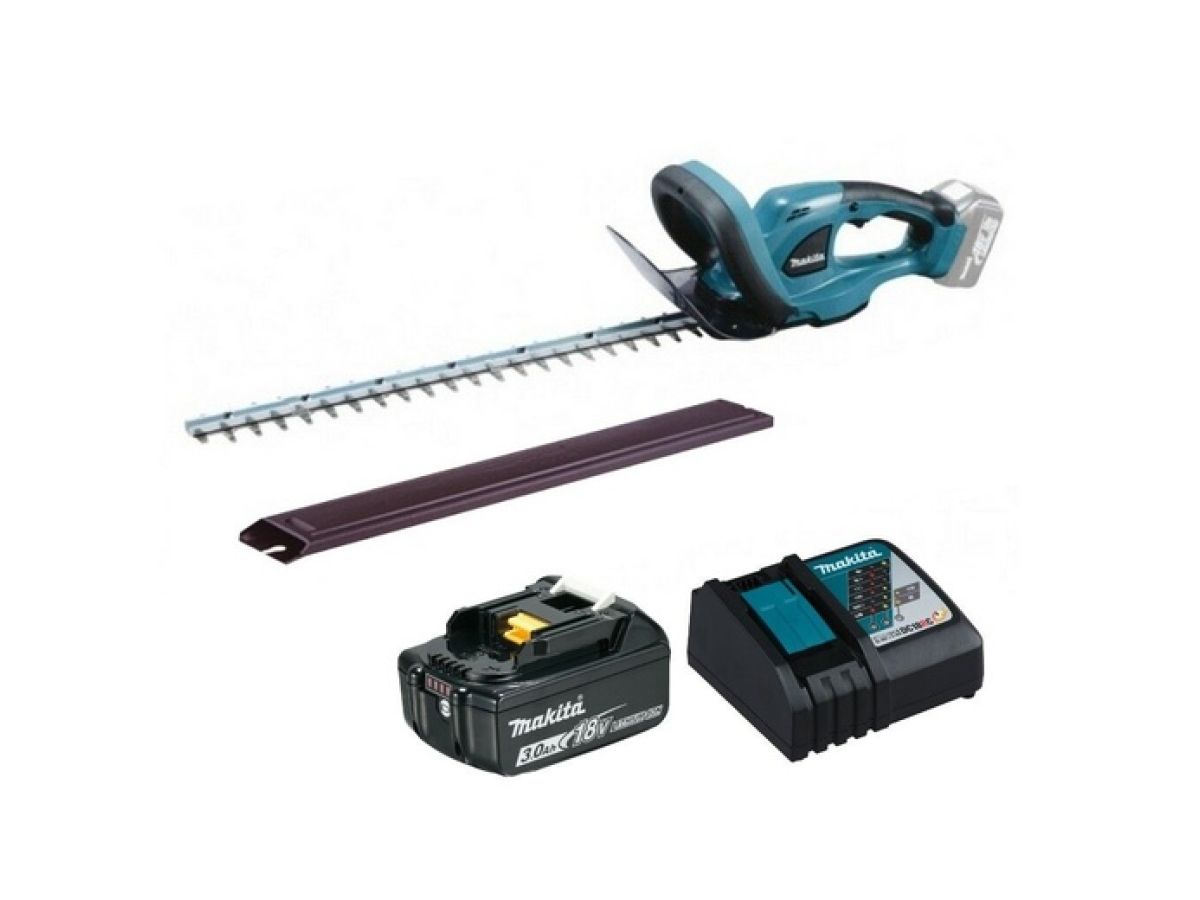 аккум. кусторез makita lxt duh 606 rf в кор. (18.0 в, 1 акк., 3.0 а/ч, li-ion, длина ножа 600 мм, шаг ножа: 20 мм, вес 5.9 кг) duh606rf от BTSprom.by