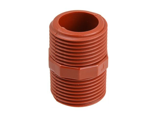 ниппель пп 3/4" нар.-нар. кор., av engineering (полипропилен, макс.  1 бар, макс.  40 °с, для 5 к.с.) ave159010 от BTSprom.by