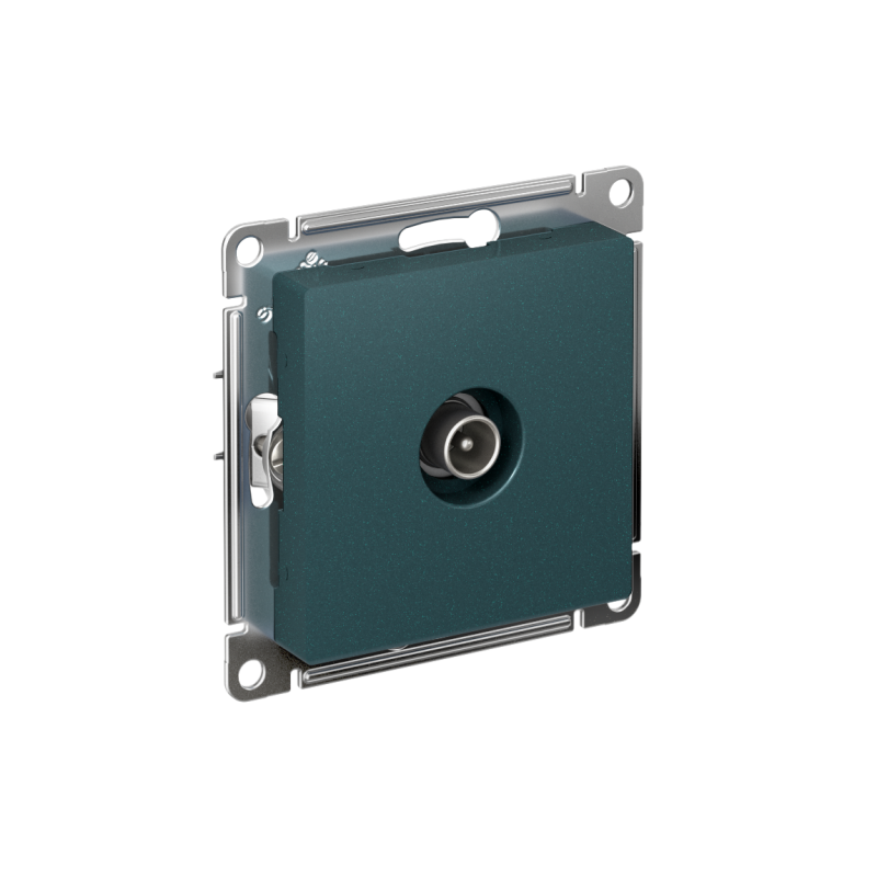 розетка телевизионная проходная tv atlasdesign 4дб механизм изумруд se atn000892 от BTSprom.by