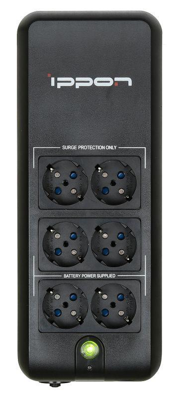 источник бесперебойного питания back verso 600 300вт 600в.а черн. ippon 751617 от BTSprom.by