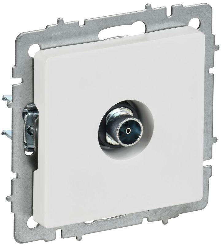 розетка телевизионная оконечная tv сп brite ртв11-0-браб механизм арктич. бел. iek br-a10-o-k91 от BTSprom.by