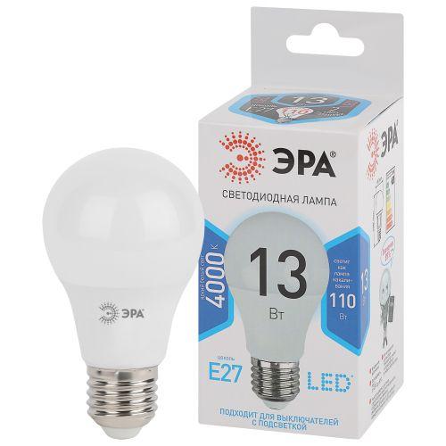 лампа светодиодная a60-13w-840-e27 грушевидная 1040лм эра б0020537 от BTSprom.by